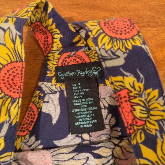 Cynthia Rowley overall dress 5T - Picture 7 of 7